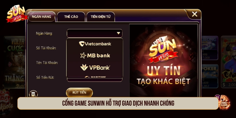 SUNWIN - Cổng Game Sun Win Chơi Tài Xỉu Đổi Thưởng Cổng game SUNWIN hỗ trợ giao dịch nhanh chóng