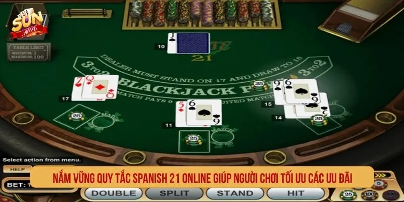 Spanish 21 Online SUNWIN Vào Thế Giới Blackjack Mới Lạ Nắm vững quy tắc Spanish 21 online giúp người chơi tối ưu các ưu đãi